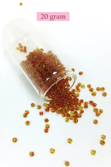 Kanyon Prime Dökme Cam Kum Boncuk (8/0) 3 mm - 20 Gram - Şeffaf Açık Kahve - BNC148