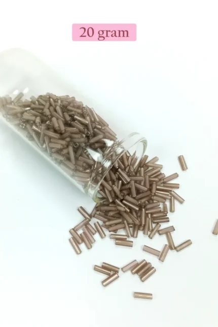 Kanyon Prime Uzun Boru Kesme Boncuk Çap 2mm Uzunluk 10 mm - 20 Gram - Duman - BNC253