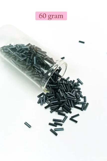 Kanyon Prime Uzun Boru Kesme Boncuk Çap 2mm Uzunluk 10 mm - 60 Gram - Koyu Yeşil - BNC266